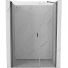Mexen Mist-B swing shower door 115 cm, transparent, gun metal - 8A2-115-001-95-00