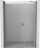 Mexen Mist-B swing shower door 115 cm, transparent, gun metal - 8A2-115-001-95-00