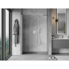 Mexen Mist-B hinged shower door 120 cm, transparent, brushed nickel - 8A2-120-001-97-00