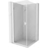 Mexen Mist-B Hinged shower cabin 80 x 80 cm, transparent, white - 8A2T-080-080-20-00