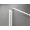 Mexen Mist-B hinged shower cabin 90 x 80 cm, transparent, white - 8A2T-090-080-20-00