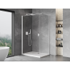Mexen Mist-B hinged shower cabin 90 x 80 cm, transparent, white - 8A2T-090-080-20-00