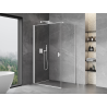 Mexen Mist-B hinged shower cabin 70 x 95 cm, transparent, white - 8A2T-070-095-20-00
