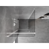 Mexen Mist-B swing shower cabin 100 x 100 cm, transparent, white - 8A2T-100-100-20-00