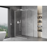 Mexen Mist-B pivot shower cabin 70 x 120 cm, transparent, white - 8A2T-070-120-20-00