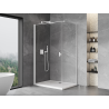 Mexen Mist-B swing shower cabin 100 x 120 cm, transparent, white - 8A2T-100-120-20-00