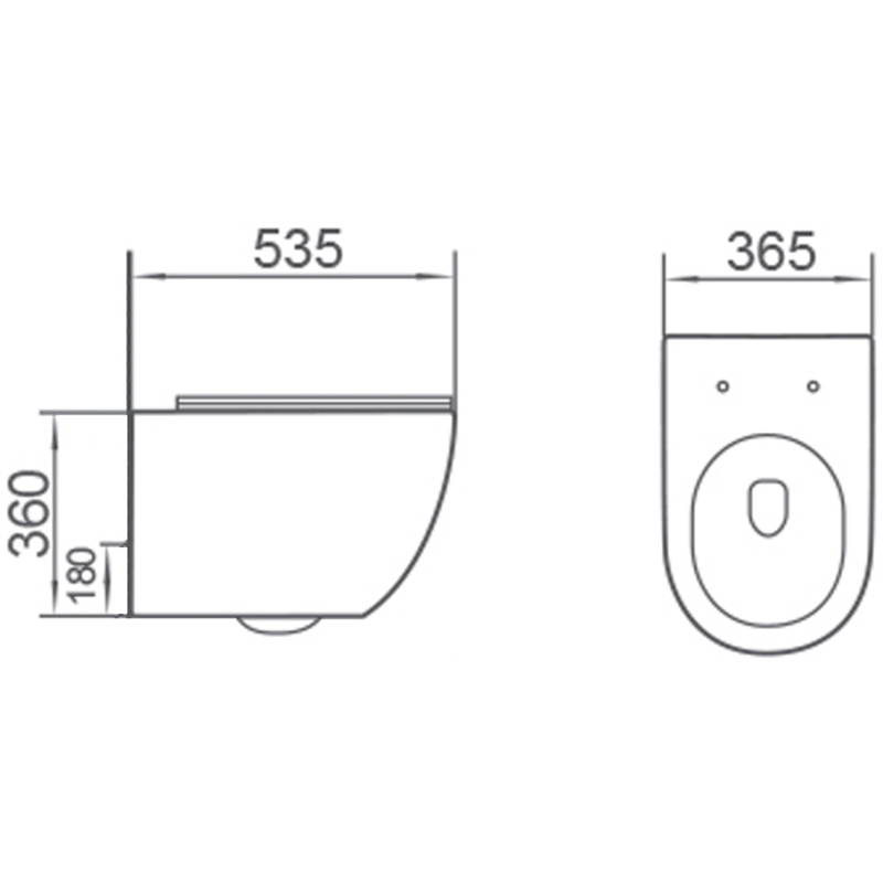 Mexen Lena WC Concealed Set with Tex Air Slim Pneumatic Frame and WC 2.0 Tornado Bowl with Soft-Close Seat, White