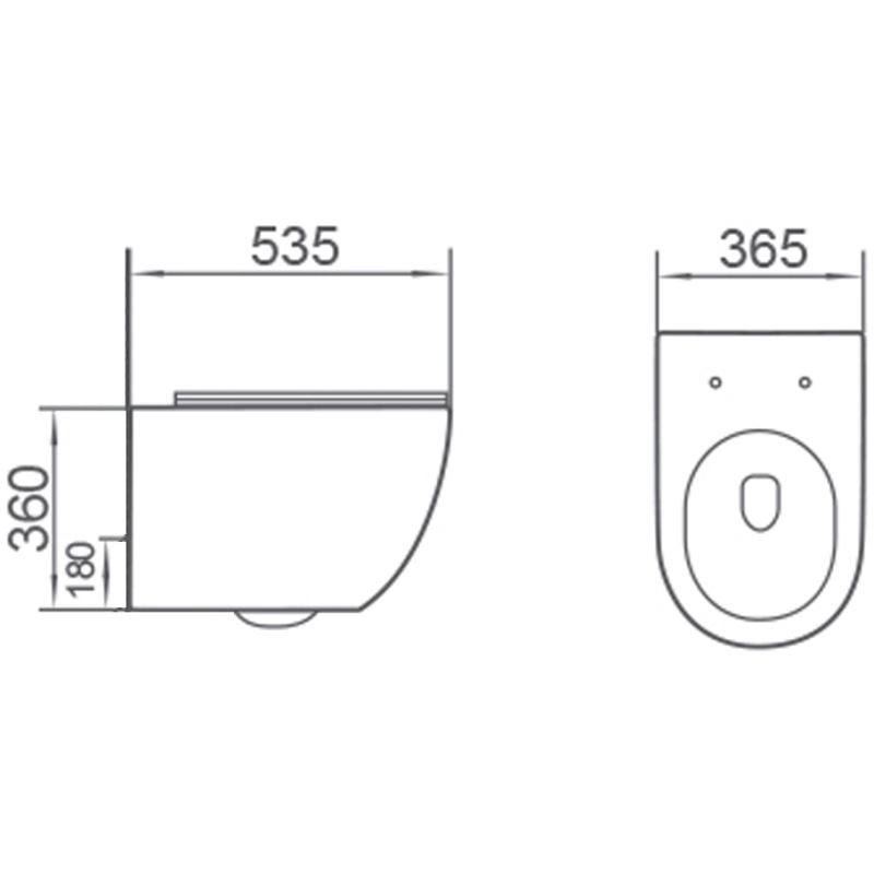 Mexen Lena concealed WC set narrow frame, corner Tex W with WC bowl 2.0 Tornado and soft-close seat, white - 61053022L4000T