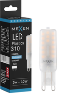 Mexen Aura LED Bulb G9, 3W, Cool - 6500K, 310 lm - L120-G9-0365-01