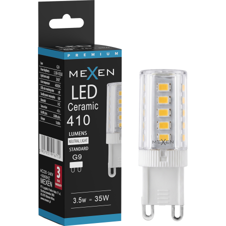 Mexen Aura LED Bulb G9, 3.5W, Neutral - 4000K, 410 lm - L121-G9-0340-01
