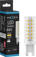 Mexen Aura LED Bulb G9, 6W, Warm - 3000K, 660 lm - L121-G9-0630-01