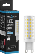 Mexen Aura LED Bulb G9, 6W, Cold - 6500K, 680 lm - L121-G9-0665-01