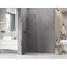 Mexen Kioto-Q Walk-in Shower Screen 90 x 200 cm, Transparent 8 mm, Chrome - 800-090-101-01-00-Q