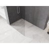 Mexen Kioto-Q Walk-in Shower Wall 100 x 200 cm, Transparent 8 mm, White - 800-100-101-20-00-Q
