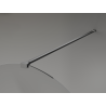 Mexen Kioto-Q Walk-in Shower Wall 80 x 200 cm, Transparent 8 mm, Gun Metal - 800-080-101-95-00-Q