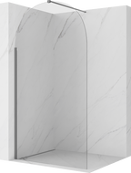 Mexen Kioto-Q Walk-in Shower Screen 120 x 200 cm, Transparent 8 mm, Gun Metal - 800-120-101-95-00-Q