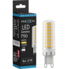 Mexen Aura Dimmable LED Bulb G9, 6W, Warm - 3000K, 750 lm - L122-G9-0630-01
