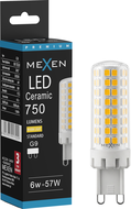 Mexen Aura Dimmable LED Bulb G9, 6W, Warm - 3000K, 750 lm - L122-G9-0630-01