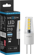 Mexen Oris LED Bulb G4, 1.7W, Cool - 6500K, 210 lm - L115-G4-0165-02