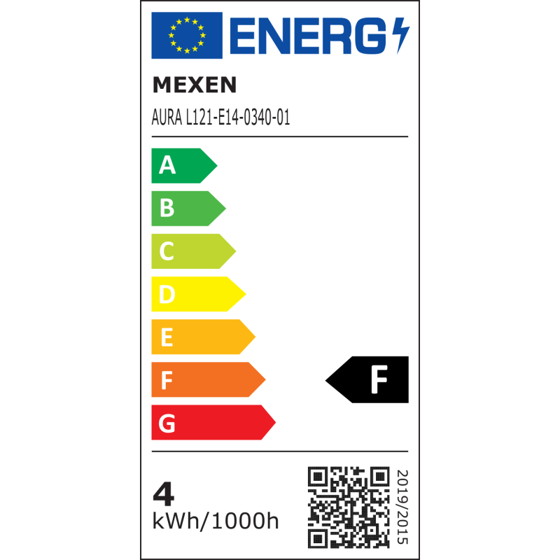 Mexen Aura LED Bulb E14, 3.5W, Neutral - 4000K, 380 lm - L121-E14-0340-01