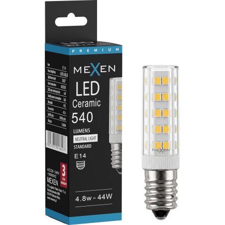 Mexen Aura LED Bulb E14, 4.8W, Neutral - 4000K, 540 lm - L121-E14-0540-01
