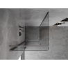 Mexen Mist-B pivot shower cabin 70 x 70 cm, transparent, gun metal - 8A2T-070-070-95-00