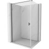 Mexen Mist-B swing shower cabin 100 x 75 cm, transparent, gun metal - 8A2T-100-075-95-00