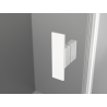 Mexen Mist-B Duo Hinged Shower Enclosure 70 x 70 cm, Transparent, White - 8A2-070-070-20-00