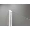 Mexen Mist-B Duo Hinged Shower Enclosure 70 x 70 cm, Transparent, White - 8A2-070-070-20-00