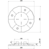 Mexen UniC adjustable terrace support for plates 18-28 mm - C9901-020-030 - C9902-018-028