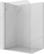Mexen Kioto-P L Walk-in Shower Wall 70 x 200 cm, Transparent 8 mm, Chrome - 800-070-103-01-00-P