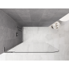 Mexen Kioto-P L Walk-in Shower Wall 80 x 200 cm, Transparent 8 mm, Chrome - 800-080-103-01-00-P