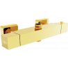 Mexen Cube Thermostatic Shower Faucet, Gold - 77250-50