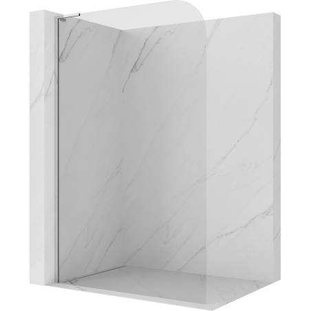 Mexen Kioto-P L Walk-in Shower Wall 120 x 200 cm, Transparent 8 mm, Chrome - 800-120-103-01-00-P