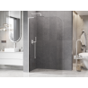Mexen Kioto-P L Walk-in Shower Panel 70 x 200 cm, Transparent 8 mm, White - 800-070-103-20-00-P