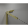 Mexen Kioto-P L Walk-in Shower Panel 90 x 200 cm, Transparent 8 mm, Gold - 800-090-103-50-00-P