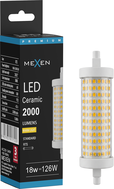 Mexen Vega Dimmable LED Bulb R7S, 18W, Warm - 3000K, 2000 lm - L125-R7S-1830-02