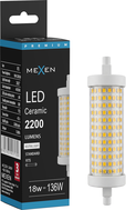 Mexen Vega Dimmable LED Bulb R7S, 18W, Neutral - 4000K, 2200 lm - L125-R7S-1840-02