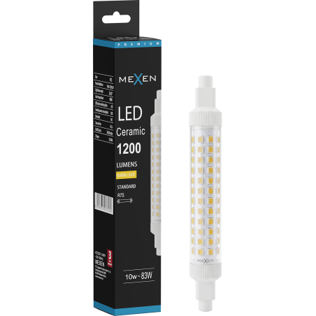 Mexen Vega LED Bulb R7S, 10W, Warm - 3000K, 1200 lm - L126-R7S-1030-02