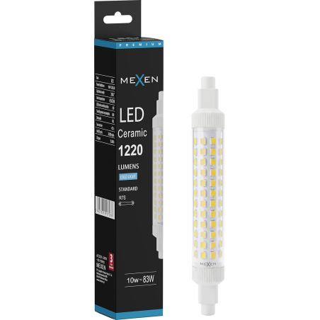 Mexen Vega LED Bulb R7S, 10W, Cool - 6500K, 1220 lm - L126-R7S-1065-02