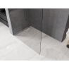 Mexen Kioto-P L Walk-in Shower Wall 80 x 200 cm, transparent 8 mm, gun metal - 800-080-103-95-00-P