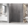Mexen Kioto-P L Walk-in Shower Wall 120 x 200 cm, Transparent 8 mm, Brushed Nickel - 800-120-103-97-00-P