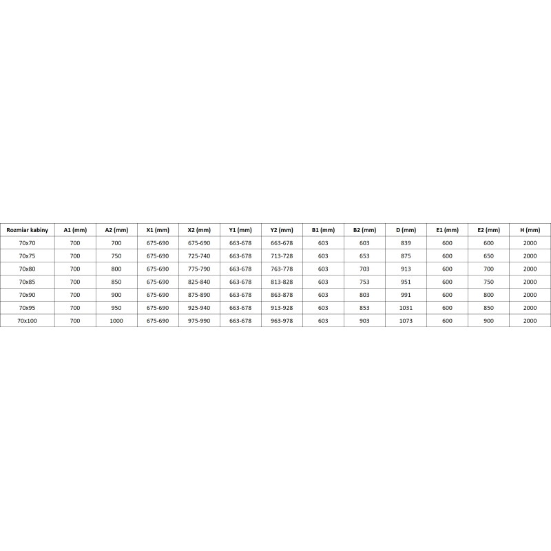 Mexen Mist-B Duo Pivot Shower Cabin 70 x 70 cm, Transparent, Brushed Gun Gray - 8A2-070-070-66-00
