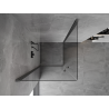 Mexen Mist-B Duo Pivot Shower Cabin 70 x 70 cm, Transparent, Brushed Gun Gray - 8A2-070-070-66-00