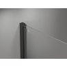 Mexen Mist-B Duo swing shower cabin 85 x 70 cm, transparent, brushed gun gray - 8A2-085-070-66-00