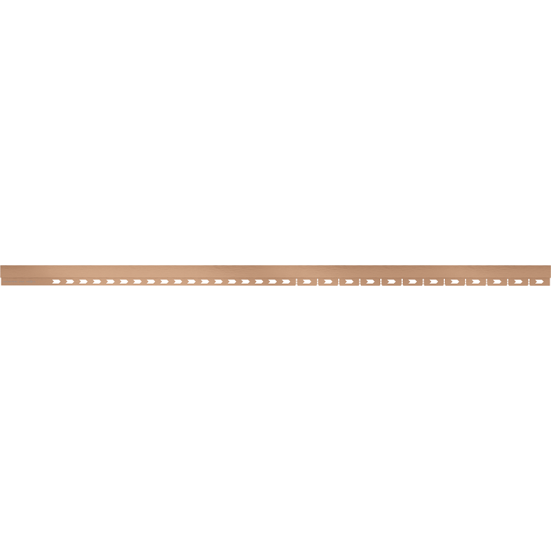 Mexen Line-B front shower tray strip 130 cm, brushed copper - 186503130U