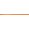 Mexen Line-B front shower tray strip 130 cm, brushed copper - 186503130U