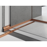 Mexen Line-B front shower tray strip 130 cm, brushed copper - 186503130U