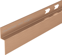 Mexen Line-B front shower strip 180 cm, brushed copper - 186503180U