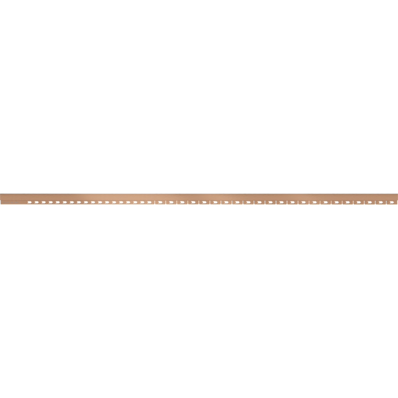Mexen Line-B front shower strip 180 cm, brushed copper - 186503180U